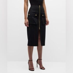 Veronica Beard
Dallas Cargo-Pocket Stretch-Cotton Skirt